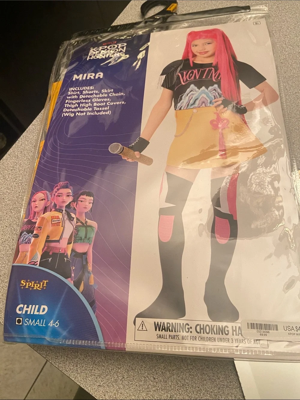 Spirit Mira Kids Costume in Yellow and Black